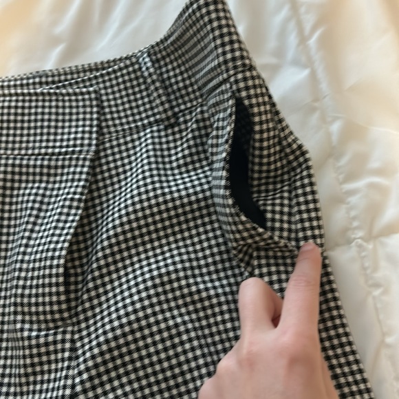 Plaid straight pants - Picture 4 of 4